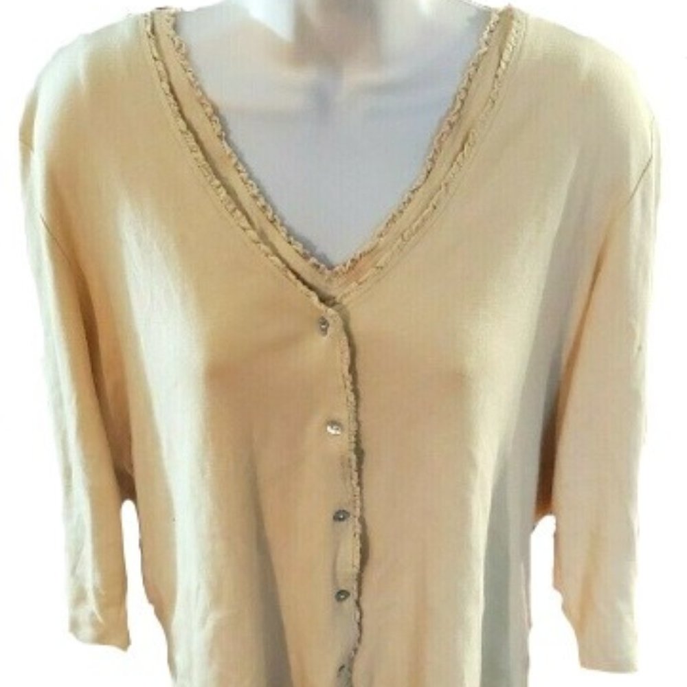 Crazy Horse Collection Sleeveless Top & Sweater XL